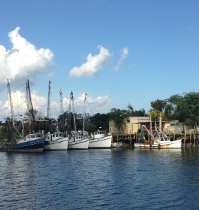 Shrimp boats in Brunswick, GA